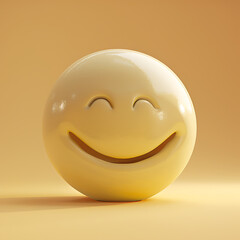 Fototapeta premium Smiley Face, happy smile Able to inspire all things