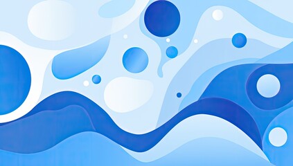 A blue and white background with many small blue circles