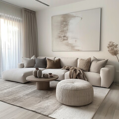 modern living room in Minimal design