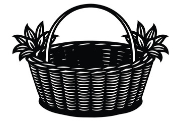 Basket illustration drawing vector design