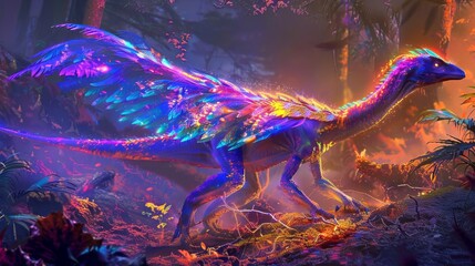 An Explosion of Colors: A Lavish Look at the Luminous Dinosaurs.