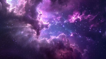 Obraz premium Glowing Nebula Texture Background.