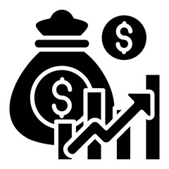 Investment Icon Element For Design