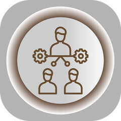 Hiring  Gradient Background Icon