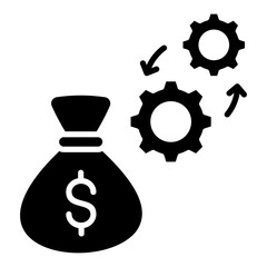 Operating Budget Icon Element For Design