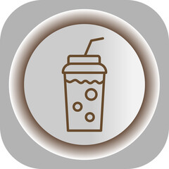 Cola  Gradient Background Icon