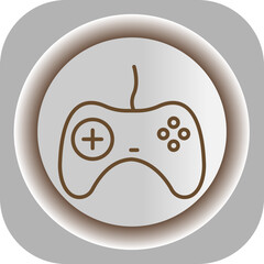 Gamepad  Gradient Background Icon