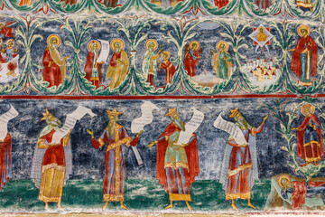 The monastery of Sucevita in Romania