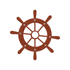vector boat  ship wheel helm. Sea, ocean symbol, Helm Vector, Print, Illustration