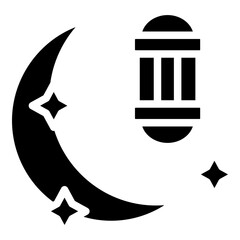 Ramadan Vector Line Icon Design