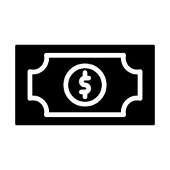 Banknote Vector Line Icon Design