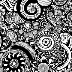 Captivating Monochrome Patterns Evoking a Surreal Experience