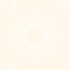 This is simple and vector Mandala background and it is editable.