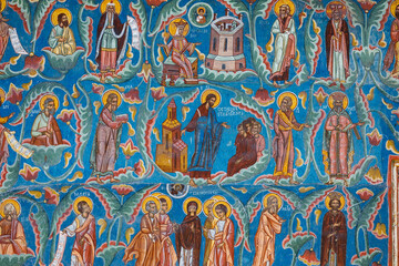 The monastery of Sucevita in Romania