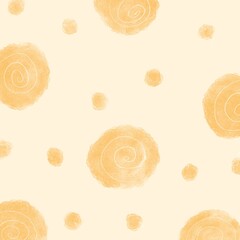 Yellow spiral pattern background