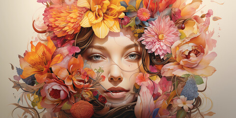 Floral Fantasy: A Vivid Dreamscape