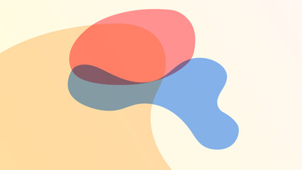 ABSTRACT BACKGROUND WITH HAND DRAWN BLOB SHAPES PASTEL GRADIENT COLOR VECTOR DESIGN TEMPLATE FOR WALLPAPER, COVER DESIGN, HOMEPAGE DESIGN, GRRETING CARD