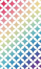 seamless geometric pattern, Abstract geometric circle graphic design, Modern geometric flower pattern. Retro Scandinavian style.