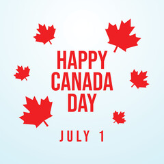 vector graphic of Canada Day ideal for Canada Day celebration.