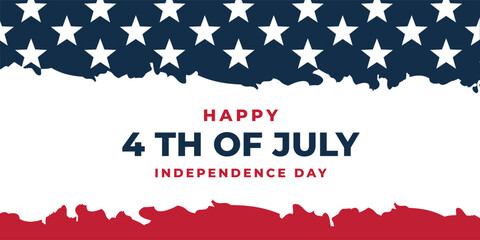 USA flag background, 4 th of july independence day