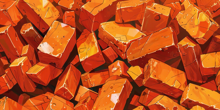 Embracing Unity: Burnt Orange Unites Neighbors, Forging Unbreakable Bonds Block by Block.