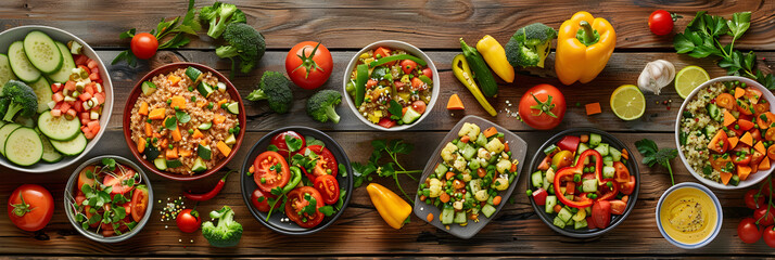 Assortment of Vibrant, Nutritious Vegan Recipes Perfect for a Healthy Lifestyle
