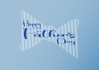 Banner for Father's Day, with a blue background.