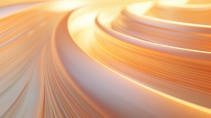 The image is a glowing, abstract, wavy, flowing, organic, shape with a bright center.
