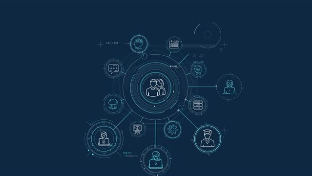 Infographics about teamwork and artificial intelligence