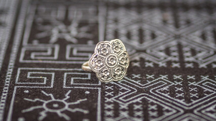 Luxury handmade hill tribe silver jewelry for lady