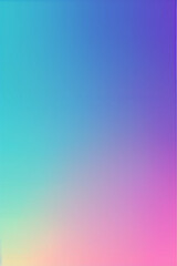 A smooth gradient background transitions seamlessly from turquoise to blue to purple to pink, creating a calming and visually pleasing effect