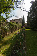 I giardini del Castello di Cordovado in primavera