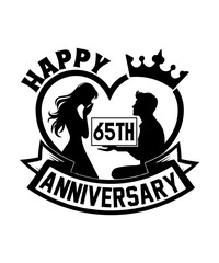 Happy Anniversary svg bundle