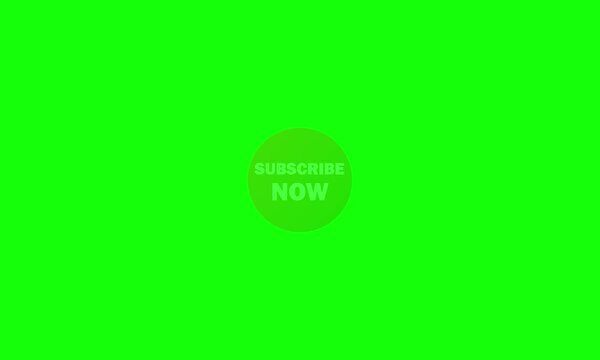 Subscribe now button green screen animation video buttons, label, illustration, vector, development, document, grunge,