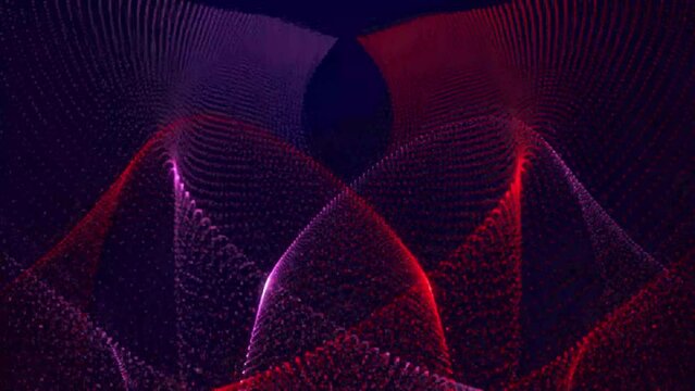 Abstract Animated Particles Background with Trapcode Form