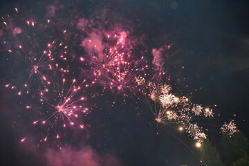 Fuochi a Colore nella provincia di Benevento per festeggiamenti di un matrimoni