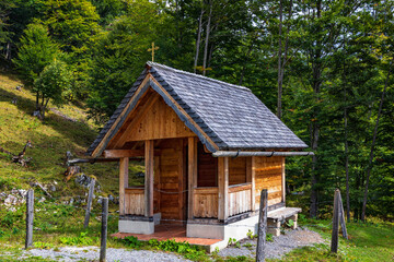 Fototapeta premium Chapels & Hermitages in mountainous landscapes