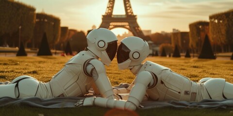 Digital Love: Robotic Romance in Parisian Paradise