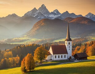 church in the mountains