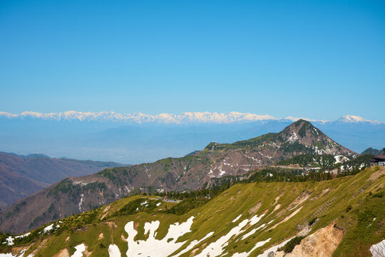 国道292号にある展望駐車場からの景色