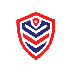 shield logo template, shield logo element, shield vector illustration