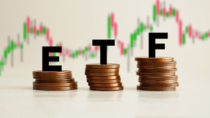 Exchange Traded Fund ETF as Business and financial concept