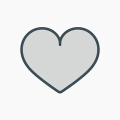 Vector heart shape