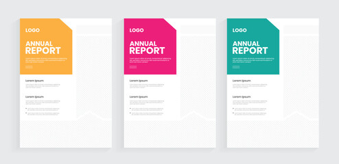 Fototapeta premium Annual report a4 cover page design, brochure cover page design, company profile front cover report, booklet editable blank marketing paper layout.