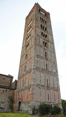 Romanesque bell tower of Pomposa Abbey in central Italy