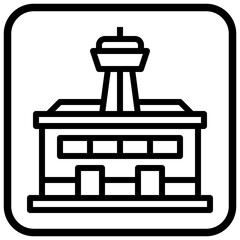 AIRPORT,airporttower,airline,controltower,transportation.svg