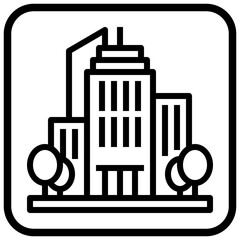 SKYSCRAPER,urban,edifice,town,building.svg