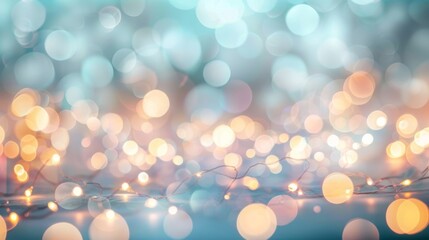 Bokeh lights and strings, perfect for holiday backgrounds or creative projects.