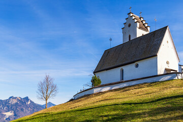 Fototapeta premium Chapels & Hermitages in mountainous landscapes