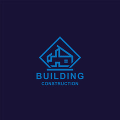 Building logo graphic design vector illustration